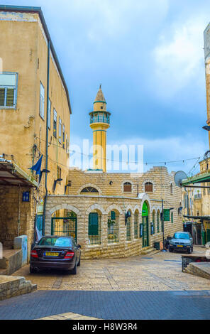 Al-Abiad (weiße Moschee) ist die älteste Osmanische Moschee in der Stadt Stockfoto