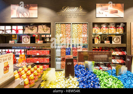 Lindt Schokolade Shop Stockfoto