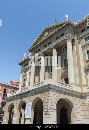 Militärische Regierung von Barcelona in der Nähe von Port - BARCELONA - Spanien - 8. August 2016 Stockfoto