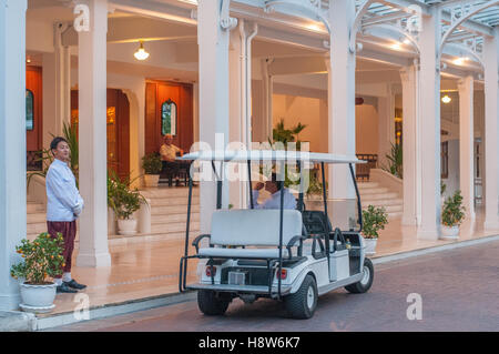 Die historische Eisenbahn-Hotel in Hua Hin Thailand derzeit bekannt als Centara Grand Beach Resort & Villen Stockfoto