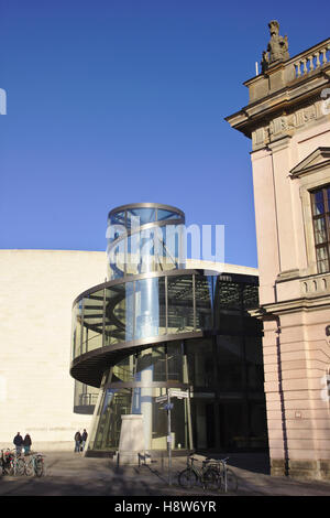 Deutsche Historische Museum, Deutsches Historisches Museum, Zeughaus und Neubau von Pei, Berlin Stockfoto