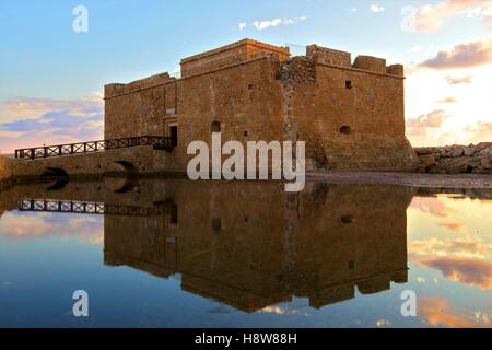 Burg von Paphos, Paphos, Zypern, östlichen Mittelmeer Stockfoto