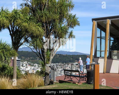 Blick auf Wellington vom Dominion Observatorium Stockfoto