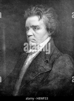 Ludwig van Beethoven war ein deutscher Komponist und pianist Stockfoto
