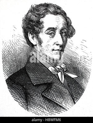 Carl Maria Friedrich Ernst von Weber war ein deutscher Komponist, Dirigent, Pianist, Gitarrist [2] und Kritiker Stockfoto