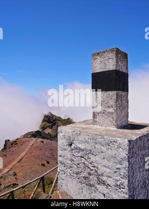 Portugal, Madeira, Blick vom Pico Do Arieiro. Stockfoto