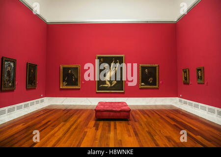 Innere des Fine Arts Museum von Valencia (San Pio V), Spanien Stockfoto