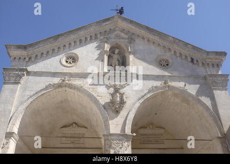 Monte Sant Angelo Apulien Italien Gargano Region Heiligtum des Heiligen Erzengels Michael Stockfoto