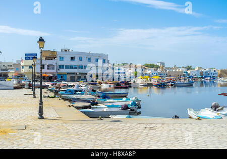Die berühmte Stadt des nördlichen Tunesien findet feine man hier einige Tage verbringen Stockfoto