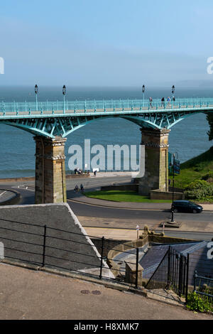 Das Spa Brücke in Scarborough, Großbritannien, 1827 eröffnet Stockfoto