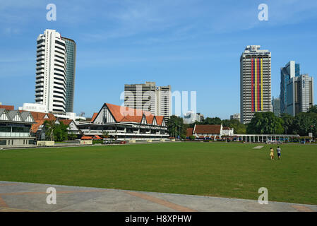 Merdeka Square und Royal Selangor Club. Kuala Lumpur, Malaysia Stockfoto