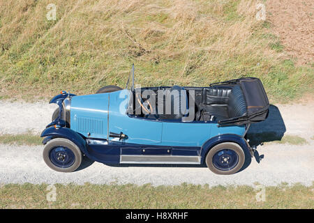 Oldtimer Citroen B10 mit Top-down, Torpedo Commerciale, Baujahr 1925. 4-Zylinder Reihenmotor, Kapazität 1470 ccm, 20 PS Stockfoto