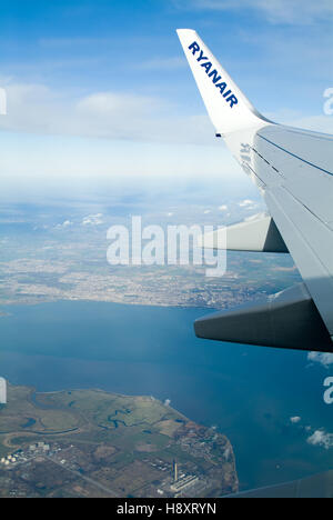 Ryanair-Flugzeug Stockfoto