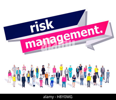 Risiko Management Investitionsplanung Strategiekonzept Stockfoto