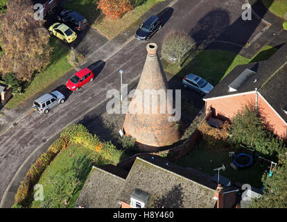 Luftbild von der Nettlebed Ziegelei in Oxfordshire, Vereinigtes Königreich Stockfoto