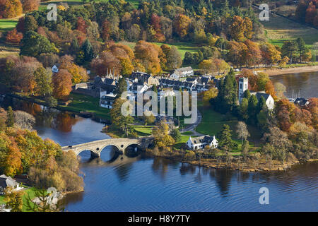 Kenmore und Loch Tay im Herbst, Perthshire, Schottland Stockfoto