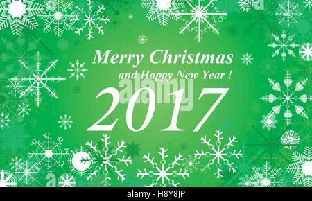 Glückliches neues Jahr, Frohe Weihnachten, Schnee, Flocke, Vektor, Jahr, Illustration, Dekoration, Urlaub, Weihnachten, neu, winter, Gruß, Kunst Stock Vektor