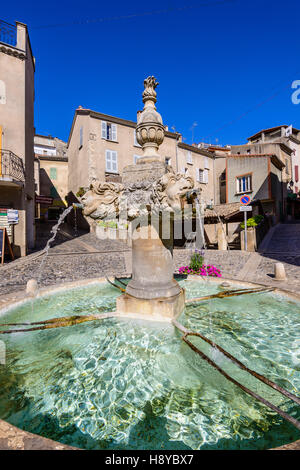 Fontaine Dorf de Venlensole Haute Provence Frankreich Stockfoto