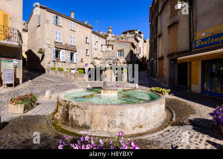 Fontaine de Valensole Haute Provence Frankreich 04. Stockfoto