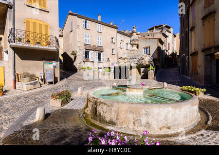 Fontaine de Valensole Haute Provence Frankreich 04. Stockfoto