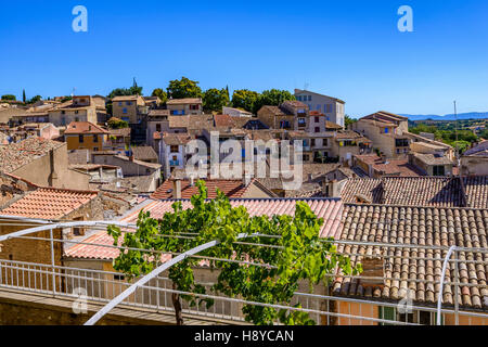 Toiture Dorf de Venlensole Haute Provence Frankreich 04 Stockfoto