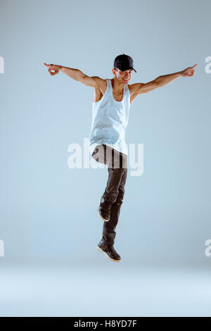 Der Mann tanzen hip Hop Choreographie Stockfoto