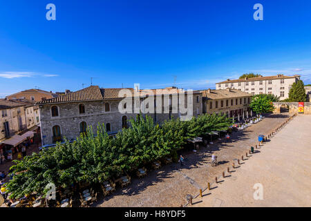 Vue des Remparts Sur Aigues-Mortes, Camargue - Frankreich 30 Stockfoto