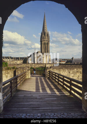 Kirche von St. Pierre. Caen. Normandie. Frankreich Stockfoto