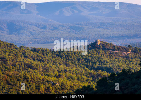 Ruines du Vieux Nans Les pins Var-Frankreich Stockfoto