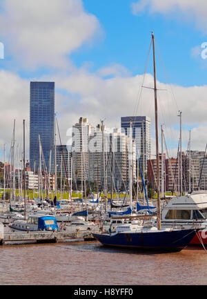 Uruguay, Montevideo, kleinen Hafen in Buceo Nachbarschaft. Stockfoto