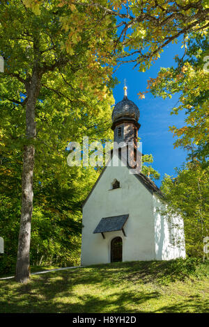 Gebet-Kapelle auf dem Gelände von Schloss Linderhof, Ettal, Bayern, Deutschland Stockfoto