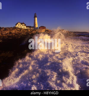 Portland Head Light, Portland, ME USA Stockfoto