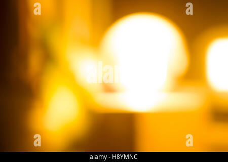 Goldene Overlay Hintergrund des goldenen Lichter mit Bokeh-Effekt. Textfreiraum umfasst. Stockfoto