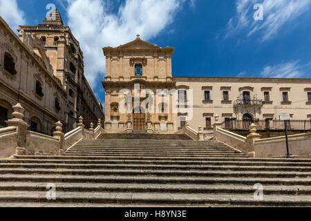 18. Jahrhundert Kirche von Saint Francis Immaculate in Noto, Sizilien, Italien Stockfoto