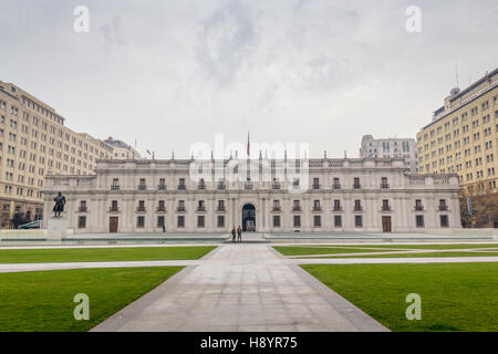 Palacio De La Moneda in Santiago, Chile Stockfoto