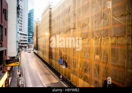 Hong Kong, 2013, die die Gegend westlich von Central Hong Kong Island enorm in den letzten 20 Jahren verändert hat. Stockfoto