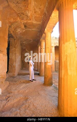 Gräber der Könige, Paphos, Zypern, östlichen Mittelmeer Stockfoto