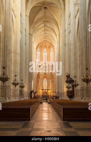 Die Kathedrale von St. Paul und St. Peter oder Saint-Pierre-et-Saint-Paul de Nantes in der Stadt Nantes. Stockfoto