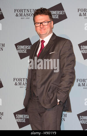 London, UK. 16. November 2016. Im Bild: Ewan Venters, CEO der Fortnum and Mason. VIPs besuchen die Launch-Party für Skate im Somerset House mit Fortnum & Mason im Somerset House. Die Eisbahn im Somerset House ist von 12. November 2016 bis 15. Januar 2017 geöffnet. Bildnachweis: Bettina Strenske/Alamy Live-Nachrichten Stockfoto