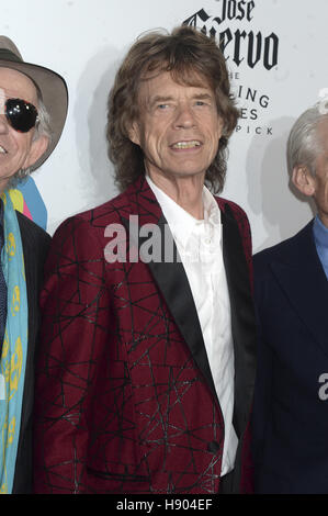 New York City. 15. November 2016. Mick Jagger besucht The Rolling Stones-Exhibitionismus Opening Night am Industria Superstudio am 15. November 2016 in New York City. | Verwendung Weltweit © Dpa/Alamy Live-Nachrichten Stockfoto