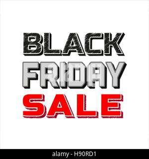 Schwarzer Freitag Super sale Stock Vektor