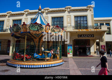 Die Strandpromenade in Biarritz, Baskenland, Frankreich Stockfoto