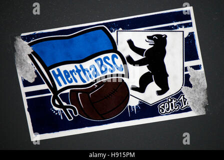 Das Logo der Marke "Hertha BSC Berlin", Berlin. Stockfoto