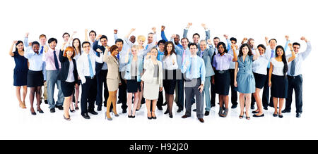 Business-Leute feiern Zusammenarbeit Team Konzept Stockfoto