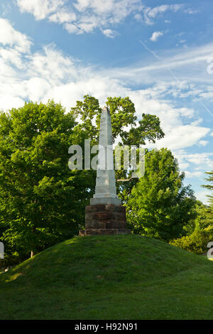 Denkmal für zivile Kriegsopfer auf dem alten Stadtfriedhof in Lynchburg, Virginia Stockfoto