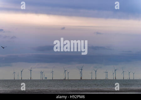 Crosby Strand in Liverpool. Stockfoto