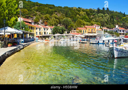 Kioni Hafen von Ithaka Ionische Inseln Griechenland Stockfoto