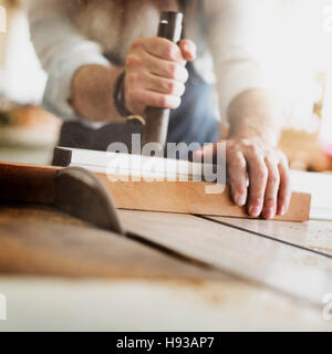 Handwerker Beruf Beruf Streben nach qualifizierten Konzept Stockfoto