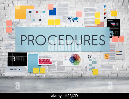 Dokument-Marketing-Strategie-Business-Konzept Stockfoto