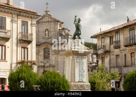 St. Biagio Kirche oder "Matrice", Serra San Bruno, Kalabrien, Italien, Europa Stockfoto